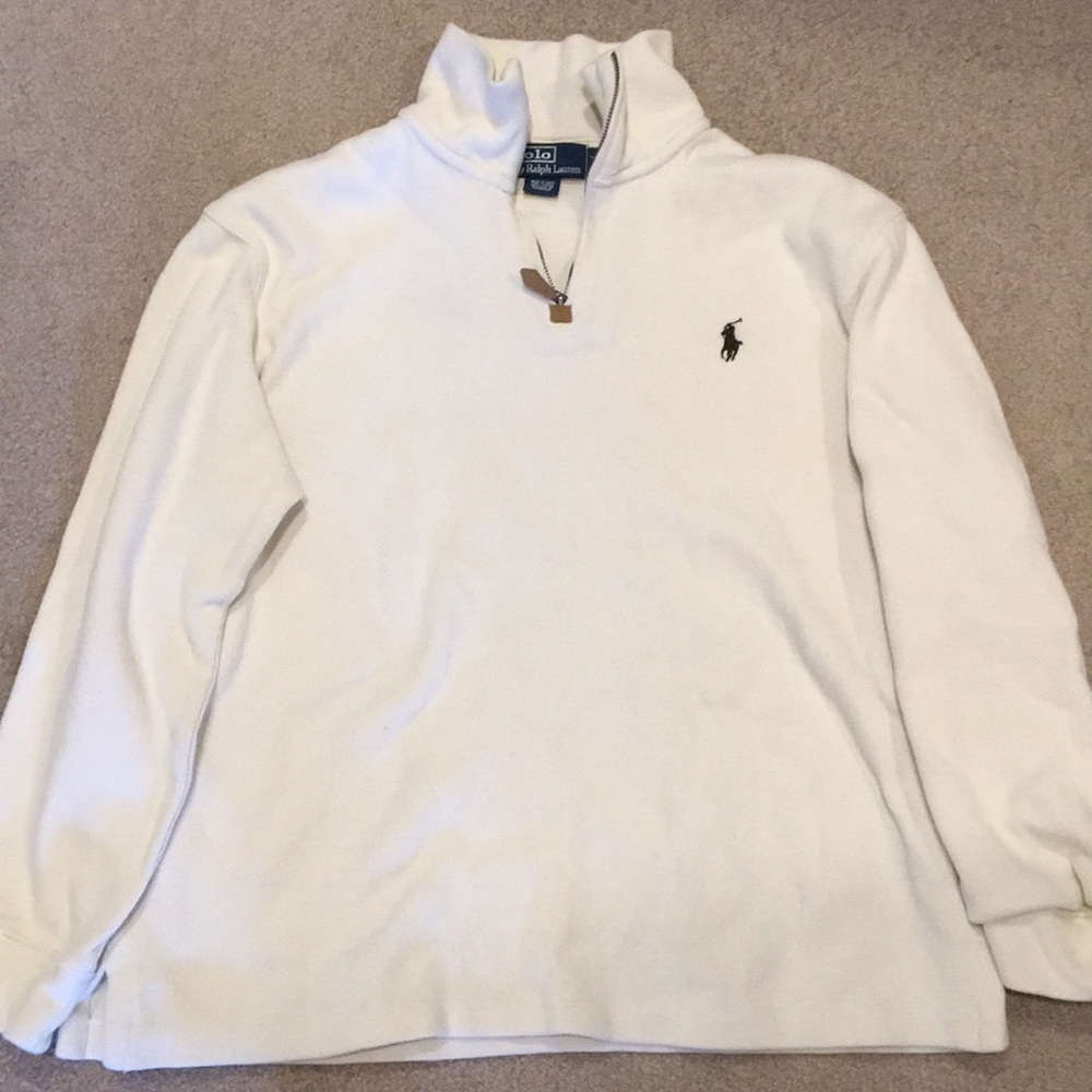 Polo Ralph Lauren cotton half zip sweater
